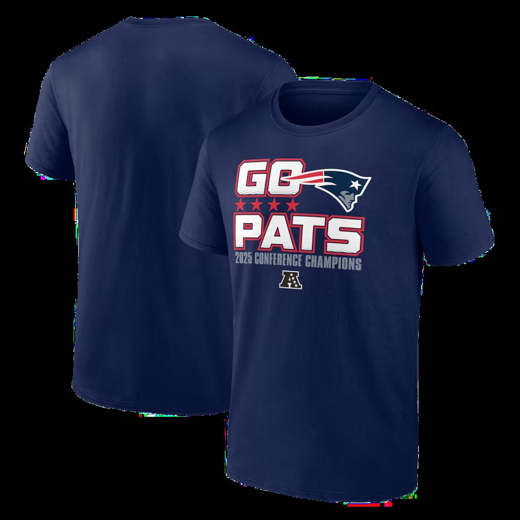 Men 2026 NFL New England Patriots T-shirt blue 010